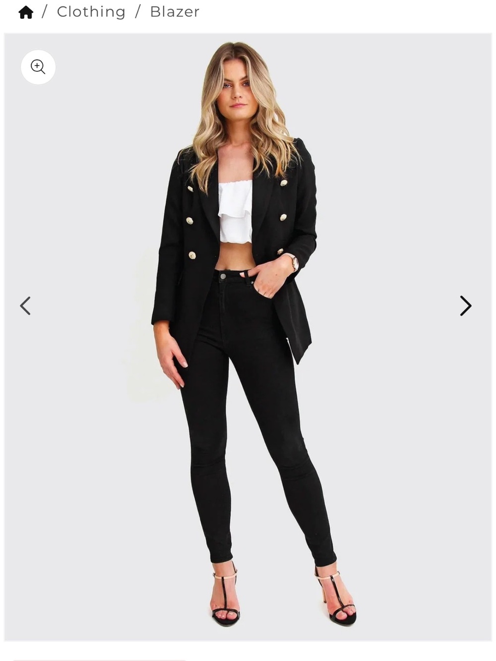 NWT! Belle & Bloom Princess Polina Tweed Blazer, size medium